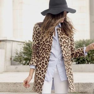 Zara Animal Print Coat